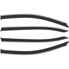 Side Window Deflectors Rain Guards Vent Window Visors Outside Mount for Honda Accord 2013-2017 Front Rear