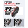 Benlari 0.75inch &1.25inch Driver Floorboard Extensions, Floorboard Spacer Extenders Compatible