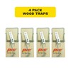 PIC Wood Mouse Traps, 4 Count