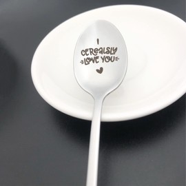 I Love You Spoon Gifts for Him Her Boyfriend Girlfriend Husband Wife Anniversary Spoon Gift for Women Men Christmas Birthday Valentines Day Gifts for Couple