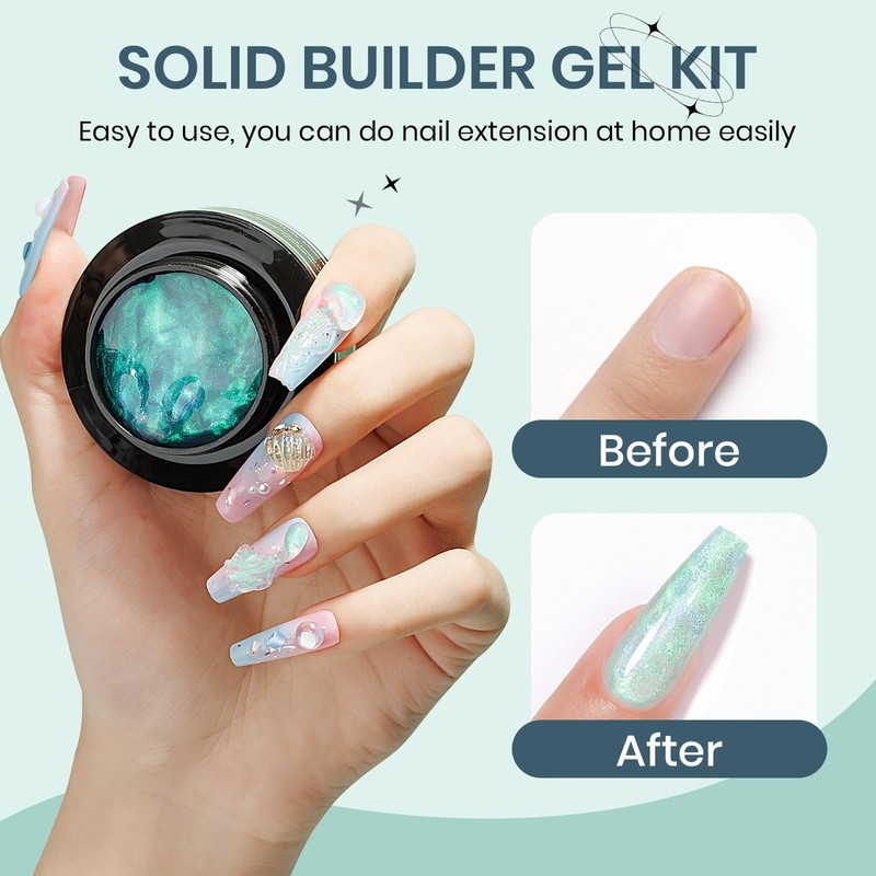 SUPWEE Solid Builder Gel, 3D Nail Art Sculpture Gel