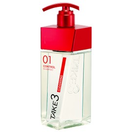 TAKE3 (Takes Three) Control Shampoo Cleansing [Strong Cleansing for Oily Skin, Men's Shampoo] 400mL