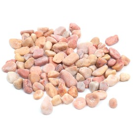 Tiardey 240g Coarse Sand Stone,Small Decorative River Rock Stones For Miniature or Fairy Garden,Aquarium,Model Railroad & Wargaming(5-10mm)