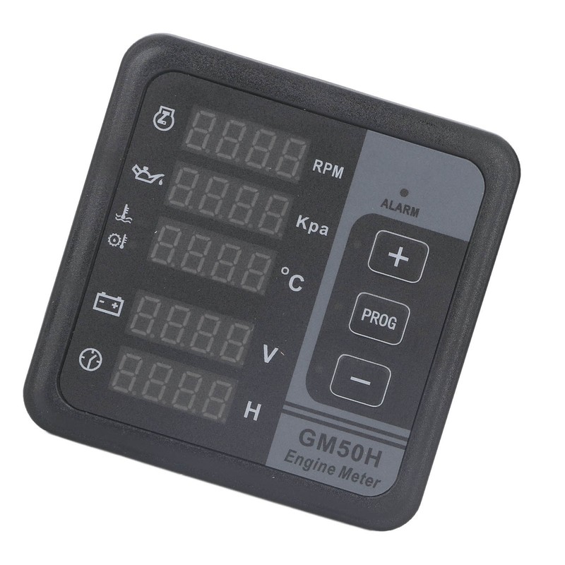 Diesel Generator Set Controller Digital Genset Engine Meter with Mounting
