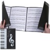 Sheet Music File, A4 Size, 6 Pages, No Turning, Writable,