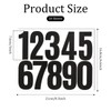 3 Inch Self Adhesive Number Stickers - 100 Pcs Vinyl