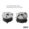GOOFIT Front Left & Right Brake Drum Wheel Assembly Replacement