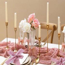 2 Packs Chiffon Ribbon Rolls - Blush Pink Ribbon for Wedding Invitations, Bridal Bouquets, Wrapping & DIY Crafts