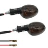 SPNUVR 2Pcs Motorcycle Turn Signals Indicator Light Compatible With Buell
