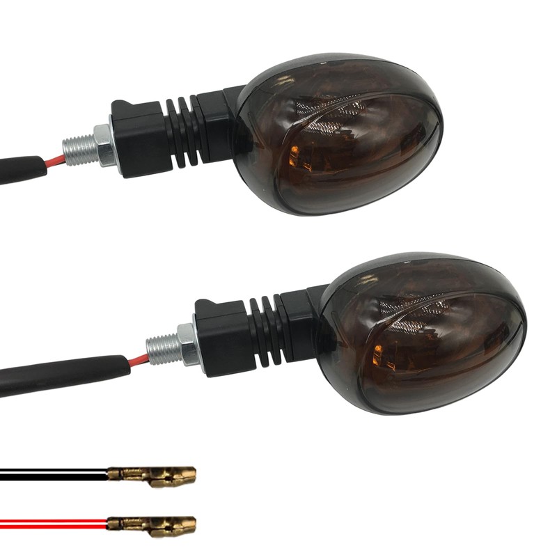 SPNUVR 2Pcs Motorcycle Turn Signals Indicator Light Compatible With Buell