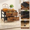 Plaviya 2-Drawer Tea Bag Organizer Box for Countertop