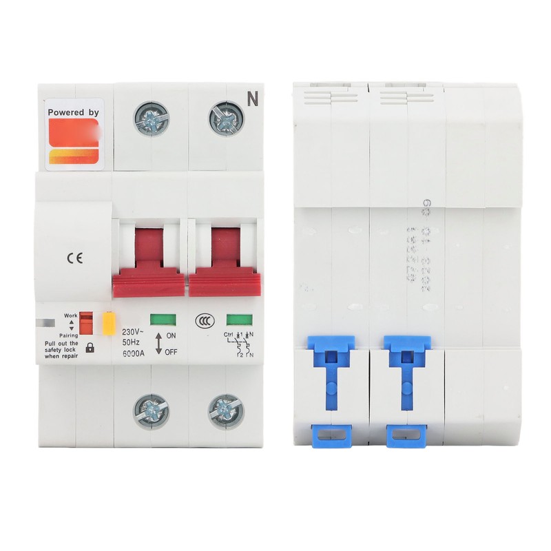 WiFi Smart Circuit Breaker AC 2 Poles Switch Automatic Reclosing