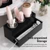 NIUBEE Hair Tool Organizer, Black Acrylic Hair Dryer and Styling