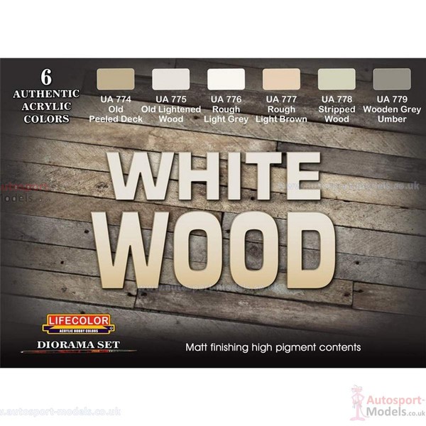Lifercolor Acrylic Diorama Paint Set ~ CS38 ~ Matt finishing