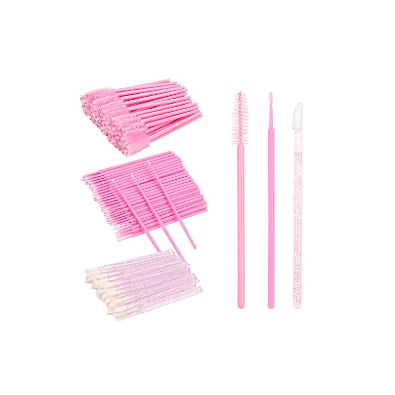 Juego de 300 suministros de extensión de pestañas desechables, microhisopos
