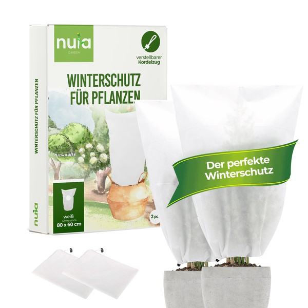 nuia Winter Protection for Plants, Set of 2, 80 x