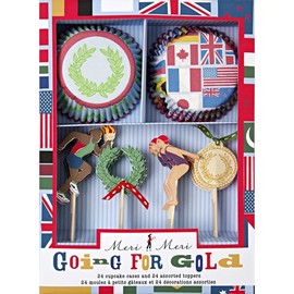 Meri Meri Going For Gold Olympics Cupcake Kit