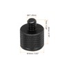 QUARKZMAN 4 Piece Microphone Stand Adapter 3/8 Female to M8
