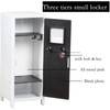 Svartur Mini Locker with Lock & Keys, Stickers, Metal Small