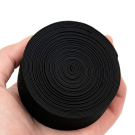 Black Elastic Band Spool Sewing Elastic Knitting Band Elastic Sewing Band (1.6 inch X 5.5 Yard)