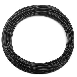 Biaungdo 1/8" OD Pneumatic Tubing Pipe, Black PU Air Tubing Pipe Air Brake Hose Line Tubing for Air Compressor Fitting, Water Fluid Transfer Tubing(10 Meter/32.8ft)