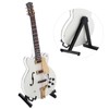 5.5in White Miniature Electric Guitar Replica with Box Instrument Model