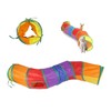 Cat Toy, Foldable Cat Tunnel, Bunny Tunnel, 2-Way Cat Tunnel,