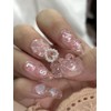 Hachuharibo handmade nail tips (full set package) - Skeletor /