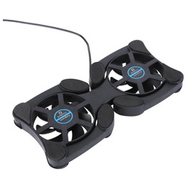 Gatuida Portable Notebook Cooling Pad 2 Fans Laptop Cooler Large Anti-Slip Notebook Stand Gaming Laptop Cooling