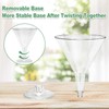 JarThenaAMCS 80 Pack 7Oz Plastic Martini Glasses with Pearl Cocktail