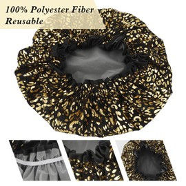 Shower Cap Shower Caps for Women Reusable Shower Caps Hair Can Shower Bonnet De Douche Hair Cap Bonnet De Douche Femme Large Shower Cap for Long Hair Waterproof Shower Cap Men Shower Cap Large