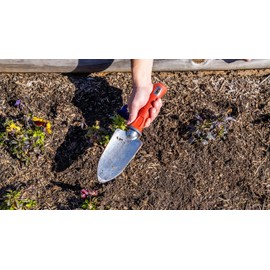 Garden Weasel 91365 Garden Trowel, Garden Shovel Hand Shovel, to Dig, Cultivate, and Plant, Comfort Grip, Weather and Rust Resistant