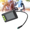 Electric Bike LCD Display Meter ABS 22.5mm 24V 36V 48V
