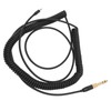 Coiled Headphone Cable Gold Plated Connector Replacement Headset Sound Cord