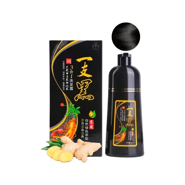 Shampoo Tinte Instantaneo Cubre Canas Natural Jengibre 500ml