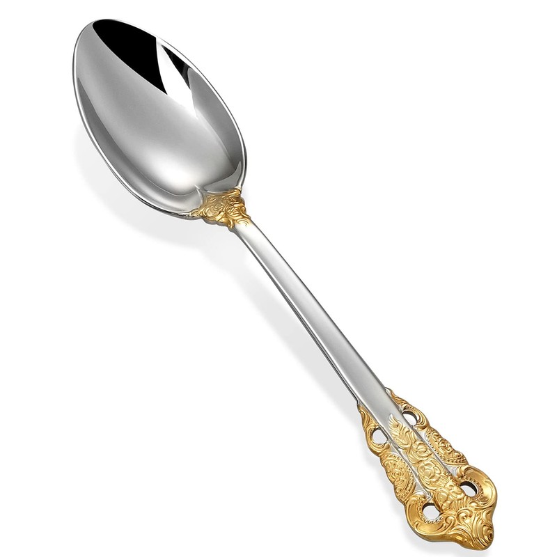 KEAWELL Luxury Dinner Spoon, Set of 4, 18/10 Stainless Steel