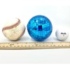 Red Blue Silver Mosiac Disco ball set, 3 balls, patriotic