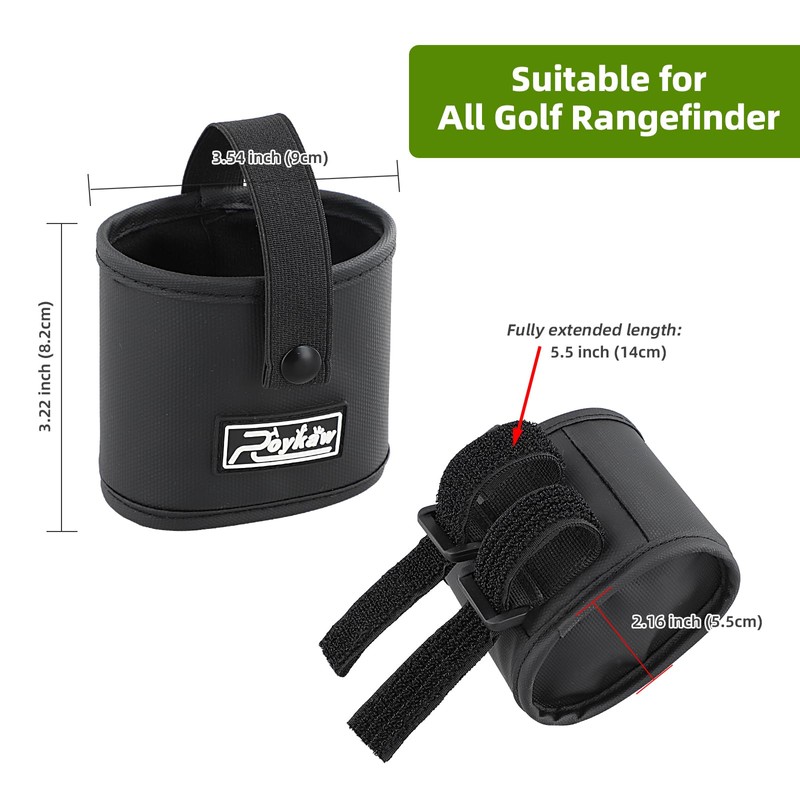 Roykaw Golf Rangefinder Pouch Mount for Golf Cart, Laser Rangefinder