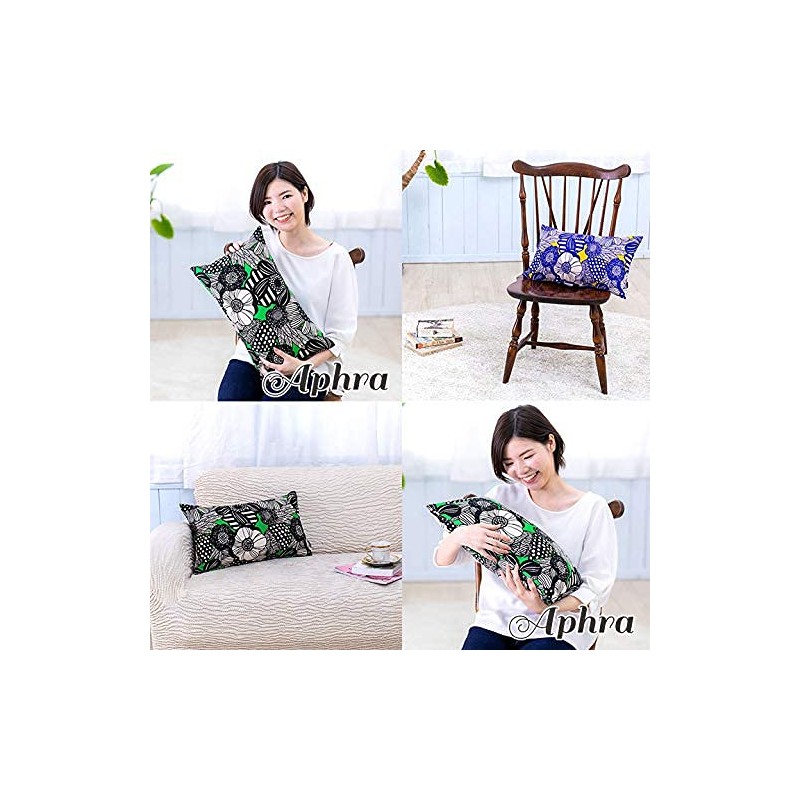 fabrizm 1598zgr Made in Japan Rectangular Throw Pillow Case 50
