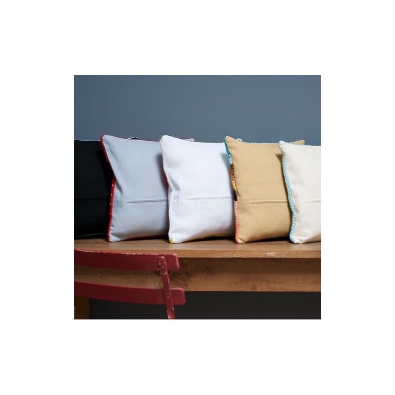 Vervaco Cushion Back with Zipper, Beige, 18" x 18"