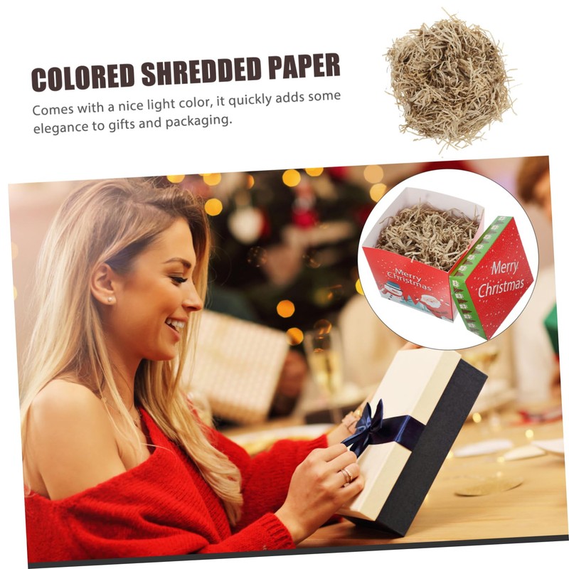 Gatuida 2pcs 100g Crinkle Cut Paper Shred Bulk Wrapping Paper