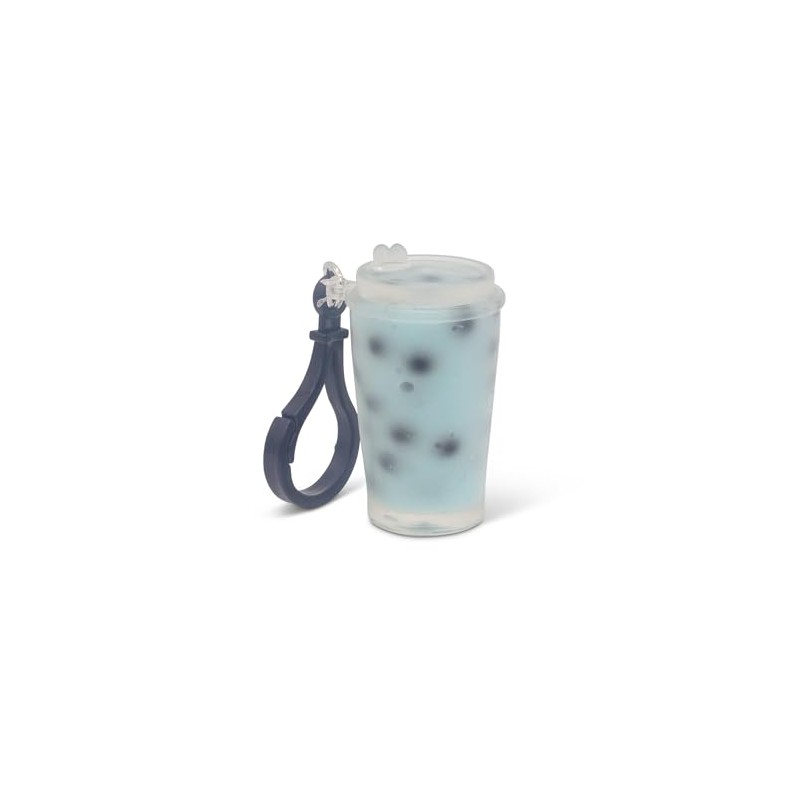 Tobar 38744 SCRUNCHEMS Bubble Tea Keychain Stress Squsih Ball Toy,