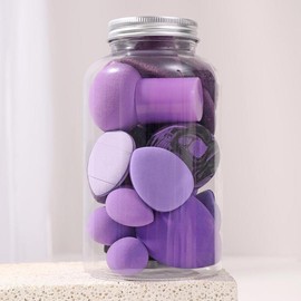 Makeup Sponge & Powder Puff Set, 15pcs/set Multi-functional Soft Makeup Tools, for Blending & Facial Detailing, Cosmetic Supplies