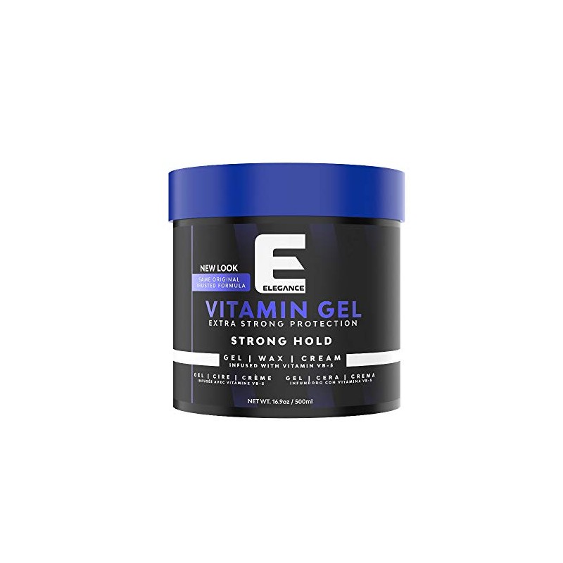ELEGANCE GEL Extra Strong Protection Medium Hold Hair Gel, 17.