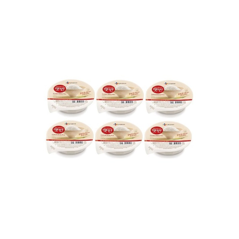 CJ Cooked Budding Sprouted Brown Rice, 7.4-Ounce(Pack of 6)