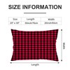 Buffalo Check Plaid Throw Pillow Cover Standard Size Set of