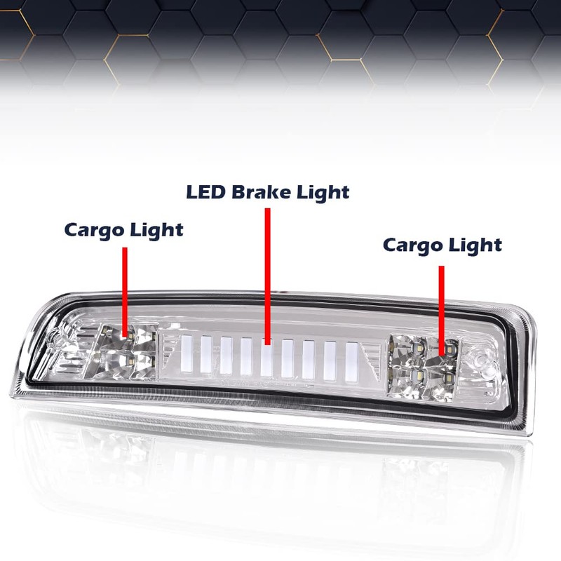 PIT66 LED Bar 3rd Brake Light, Compatible with 2009-2017 Dodge