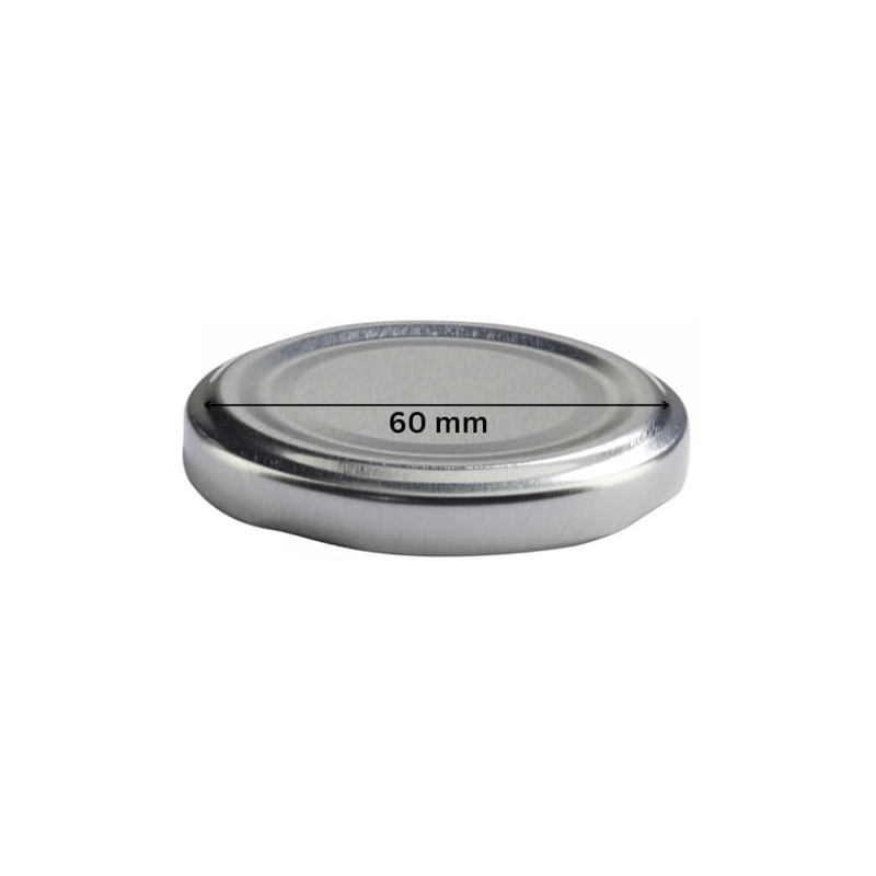 mikken 20 Lids, 58/6 cm for Jam Jars, Twist-Off Replacement
