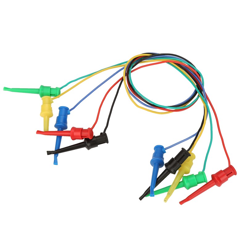 5Pcs Colorful Multimeter Electrical Test Dual SMD IC Silicone Lead