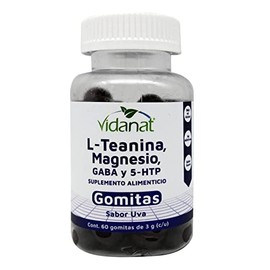 Vidanat Gomitas L Teanina Magnesio Sabor Uva 60 Auxiliar en control de insomnio                                                                       